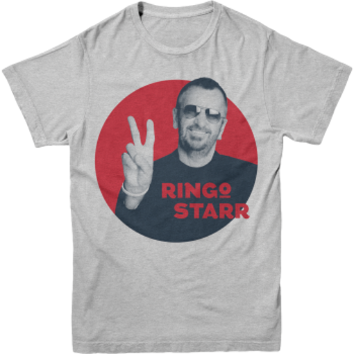 Ringo Peace Circle Shirt -Beatles Fab 