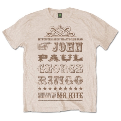 Show details for Beatles Adult T-Shirt: JPG&R Kite Poster Picture of Beatles Adult T-Shirt: JPG&R Kite Poster