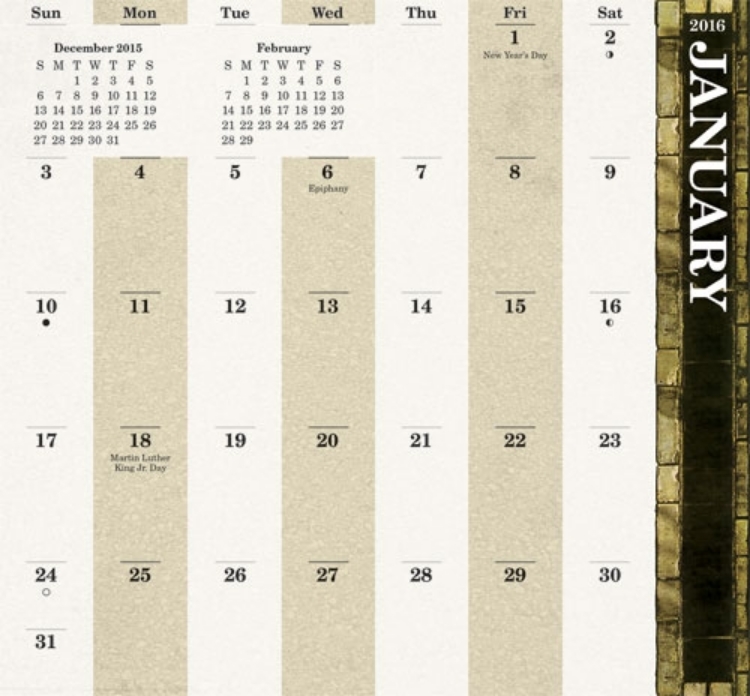 Picture of Beatles Planner: Abbey Road 2016 Planner & Pen