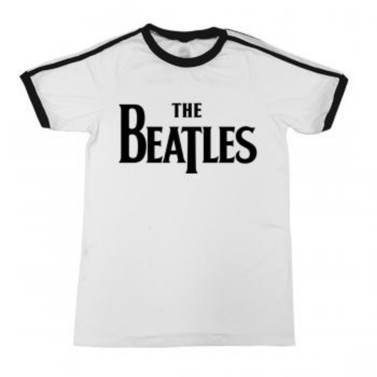 Picture of Beatles Adult T-Shirt: Football Meets The Beatles