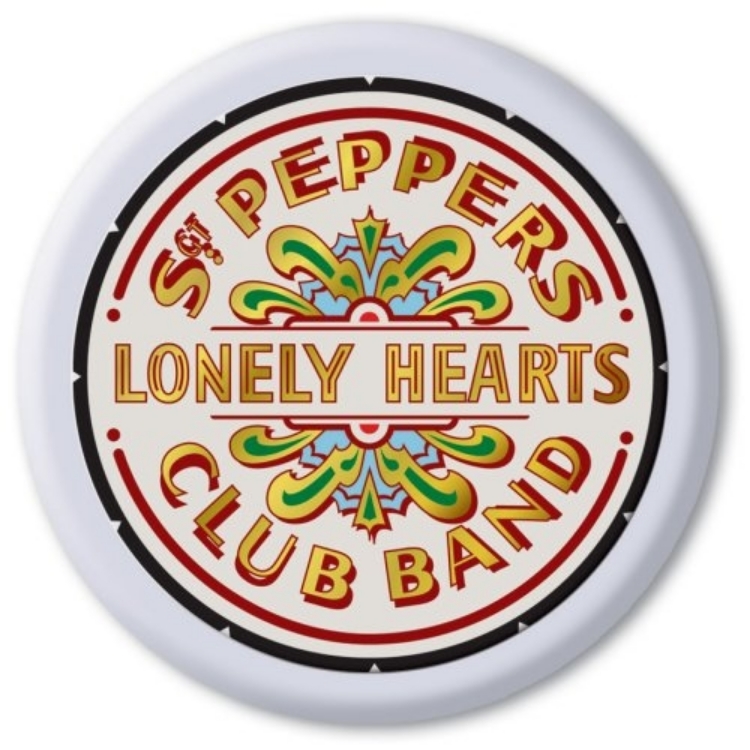 Picture of Beatles Tray:  NEW! Sgt. Pepper's Round Tray