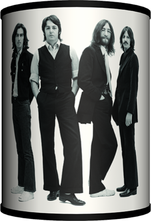 Picture of Beatles Lamp  & Shades: Black & White The End
