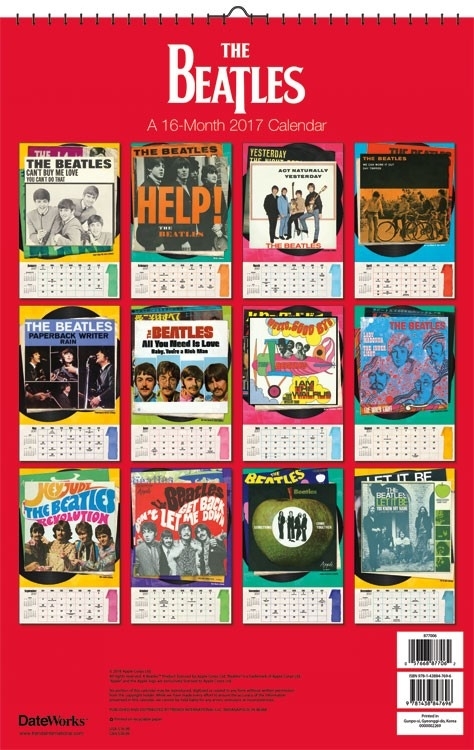 Picture of Beatles Calendar: 2017 #1 Oversized Wall Calendar