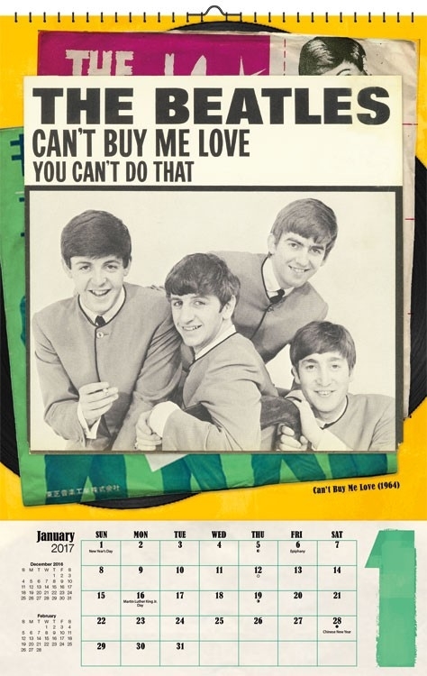 Picture of Beatles Calendar: 2017 #1 Oversized Wall Calendar