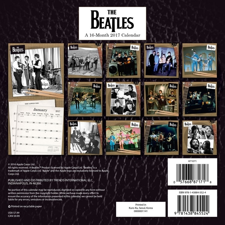 Picture of Beatles Calendar: 2017 Mini Calendar