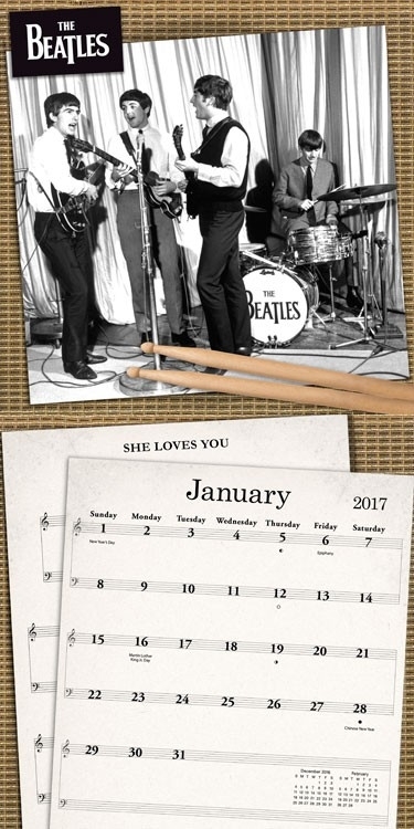 Picture of Beatles Calendar: 2017 Mini Calendar