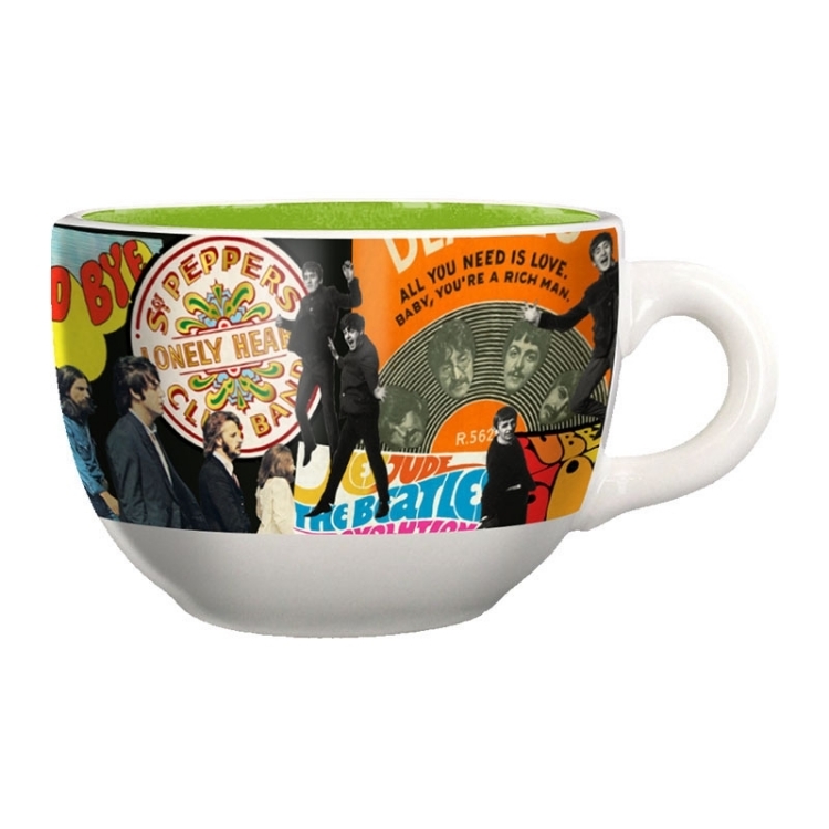 Picture of Beatles Soup Mug: The Beatles Album Collage Soup Mug