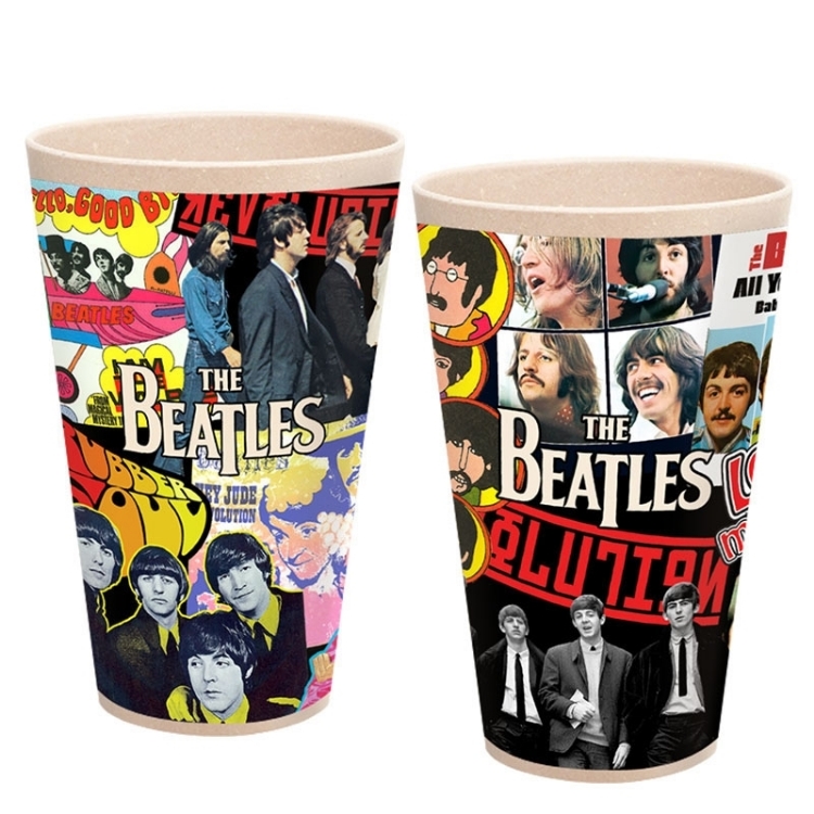 Picture of Beatles Drinkware: The Beatles Album Collage 2 pc. Bamboo Cup Set