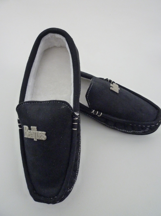 Picture of Beatles Footwear: The Beatles Stitch Moccasin Men's Slippers
