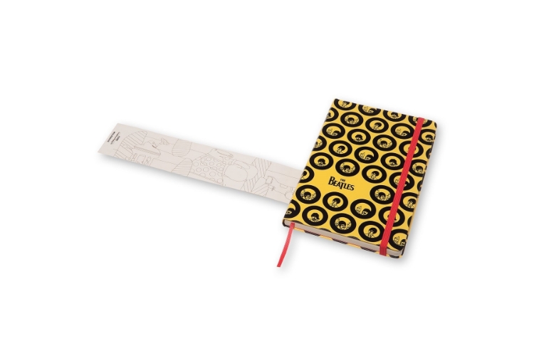 Picture of Beatles Notebook: The Beatles Yellow Submarine Ruled Notebook Sea Of Holes (Molekine)