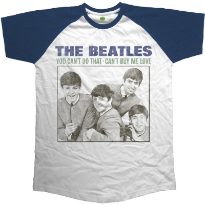 Show details for Beatles Adult T-Shirt: Beatles Can't Buy Me Love Raglan Picture of Beatles Adult T-Shirt: Beatles Can't Buy Me Love Raglan