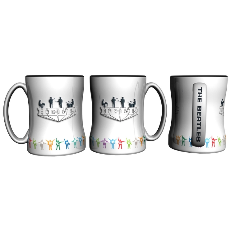 Picture of Beatles Mug: Help! Sculpted Relief