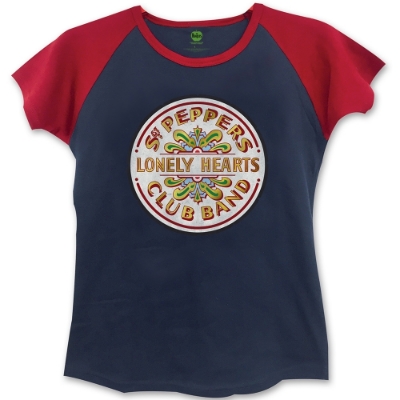 Show details for Beatles Jr's T-Shirt: Sgt Pepper Seal Navy-Red Picture of Beatles Jr's T-Shirt: Sgt Pepper Seal Navy-Red