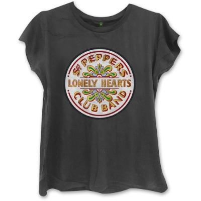Show details for Beatles Jr's T-Shirt: Sgt Pepper Seal Black Picture of Beatles Jr's T-Shirt: Sgt Pepper Seal Black