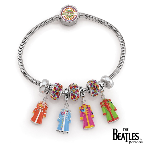 50th Anniversary Sgt Pepper Limited Edition Bracelet With Charms Picture Of Beatles Jewelry Sgt Pepper Limited Edition Bracelet With Charms