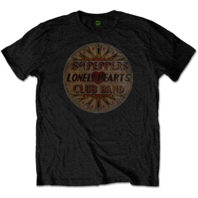 Show details for Beatles Adult T-Shirt: Sgt Pepper Vintage Drum Head Picture of Beatles Adult T-Shirt: Sgt Pepper Vintage Drum Head