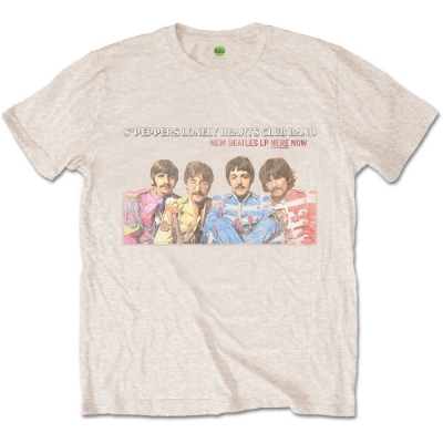 Show details for Beatles Adult T-Shirt: Sgt Peppers 1967 LP Promo Picture of Beatles Adult T-Shirt: Sgt Peppers 1967 LP Promo