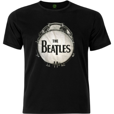 Show details for Beatles Adult T-Shirt: Drum Logo Caviar Beads Picture of Beatles Adult T-Shirt: Drum Logo Caviar Beads