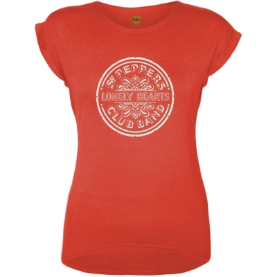 Show details for Beatles Jr's T-Shirt: Sgt Pepper Drum with Caviar Bead - Red Picture of Beatles Jr's T-Shirt: Sgt Pepper Drum with Caviar Bead - Red