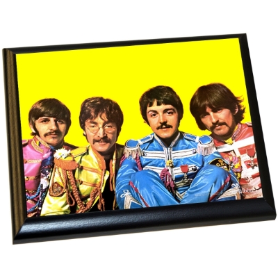 Show details for Beatles ART: The Beatles 'Sgt. Pepper Lonely Hearts Costumes' 8x10 Plaque Picture of Beatles ART: The Beatles 'Sgt. Pepper Lonely Hearts Costumes' 8x10 Plaque