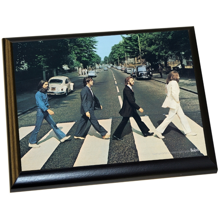 Picture of Beatles ART: The Beatles 'Abbey Road' 8x10 Plaque
