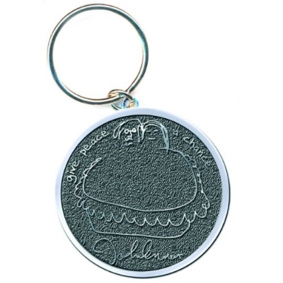 Show details for Beatles Key Chain: John Lennon "Give Peace a Chance" Picture of Beatles Key Chain: John Lennon "Give Peace a Chance"