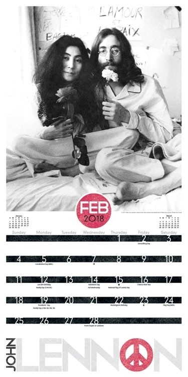Picture of Beatles Calendar: John Lennon 2018