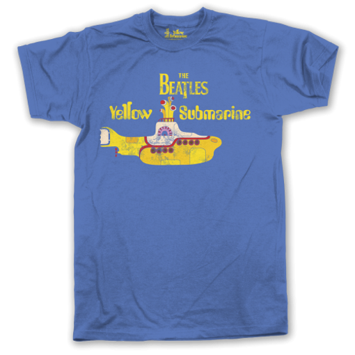 blue beatles shirt