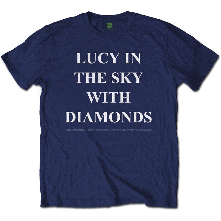 Picture of Beatles Adult T-Shirt: Beatles Song Lyric Edition "Lucy in the Sky with Diamonds"