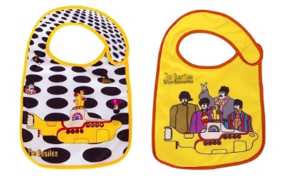Show details for Beatles Baby: Yellow Submarine Baby Bibs Picture of Beatles Baby: Yellow Submarine Baby Bibs