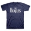 Show details for Beatles Adult T-Shirt:; Classic Drop-T Navy Blue Picture of Beatles Adult T-Shirt:; Classic Drop-T Navy Blue