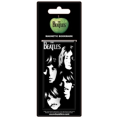 Show details for Beatles Bookmark: Magnetic Bookmark Illustrated Faces Picture of Beatles Bookmark: Magnetic Bookmark Illustrated Faces