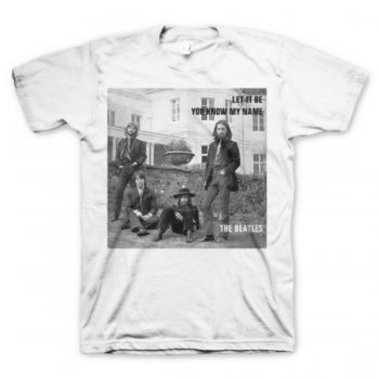 Picture of Beatles Adult T-Shirt: Beatles Let it Be U Know?