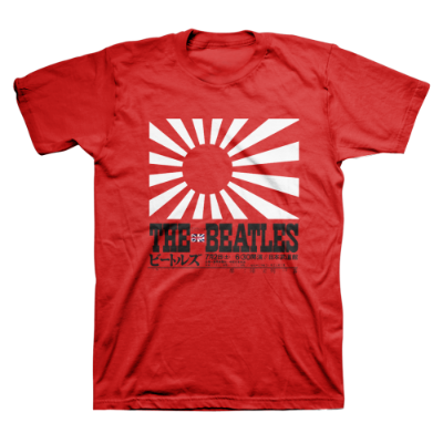 Show details for Beatles Adult T-Shirt: Beatles Rising Sun Red Picture of Beatles Adult T-Shirt: Beatles Rising Sun Red