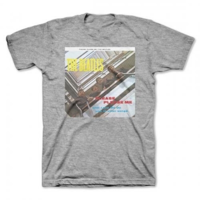 Show details for Beatles Adult T-Shirt: Beatles Album Cover "Please Please Me" Picture of Beatles Adult T-Shirt: Beatles Album Cover "Please Please Me"