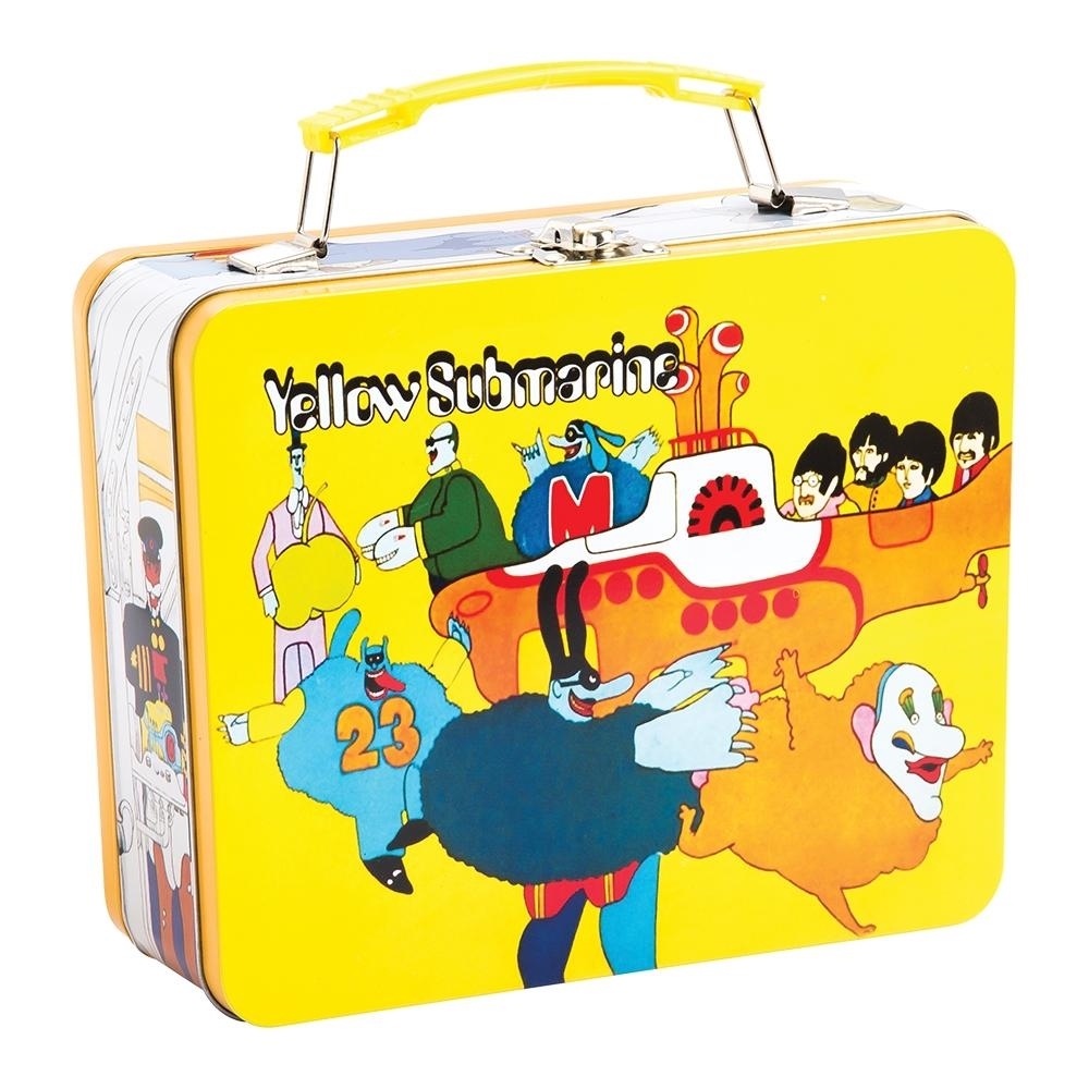 Beatles Lunch Box The Beatles Yellow Submarine Vintage Large Tin Tote