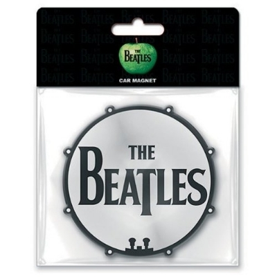 Show details for Beatles Rubber Car Magnet: Drum head Picture of Beatles Rubber Car Magnet: Drum head