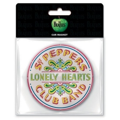 Show details for Beatles Rubber Car Magnet: Sgt Pepper Drum Picture of Beatles Rubber Car Magnet: Sgt Pepper Drum