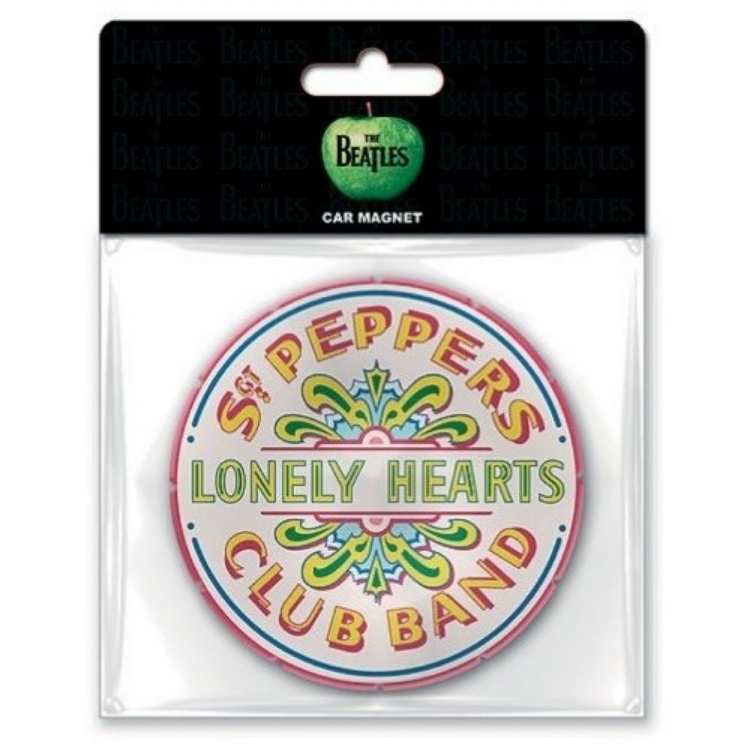 Picture of Beatles Rubber Car Magnet: Sgt Pepper Drum