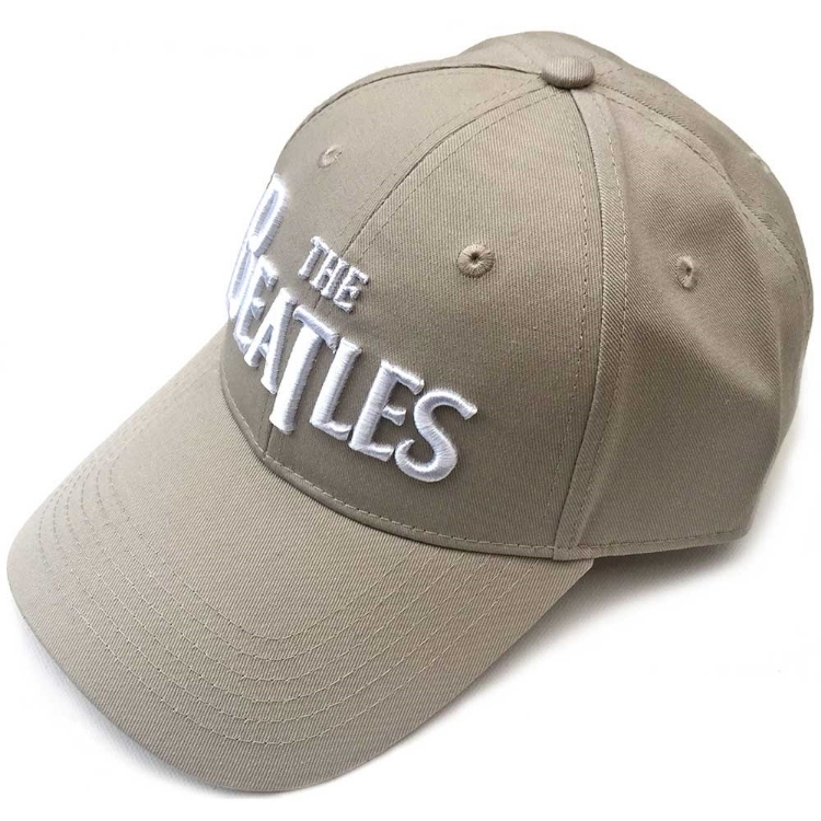 Picture of Beatles Cap: The Beatles Drop T Logo  (Sand)