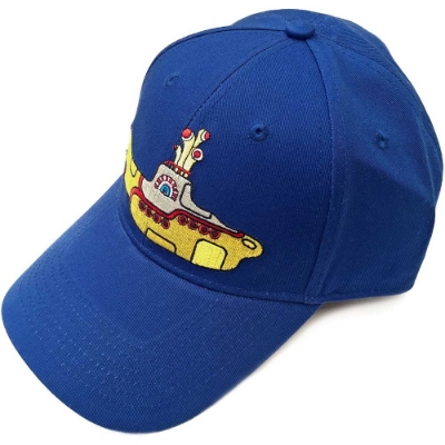 Show details for Beatles Cap: Baseball Style Yellow Submarine (Mid Blue) Picture of Beatles Cap: Baseball Style Yellow Submarine (Mid Blue)