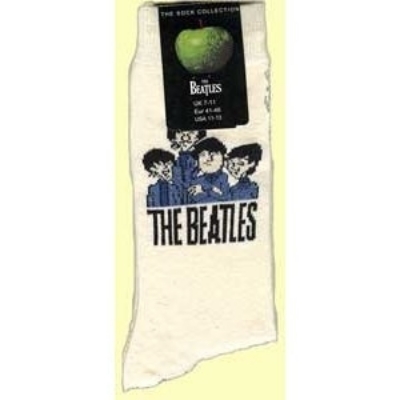 Show details for Beatles Socks: Men's Cartoon Group (Cream) Picture of Beatles Socks: Men's Cartoon Group (Cream)