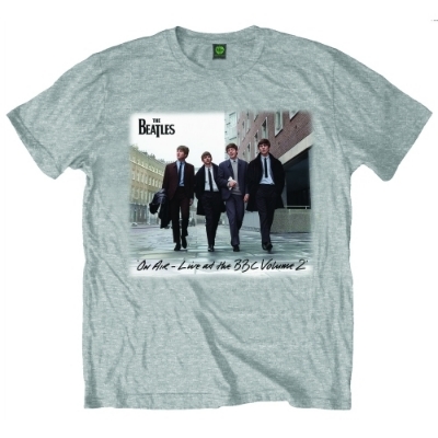 Show details for Beatles Adult T-Shirt: BBC VOL 2 Grey Picture of Beatles Adult T-Shirt: BBC VOL 2 Grey