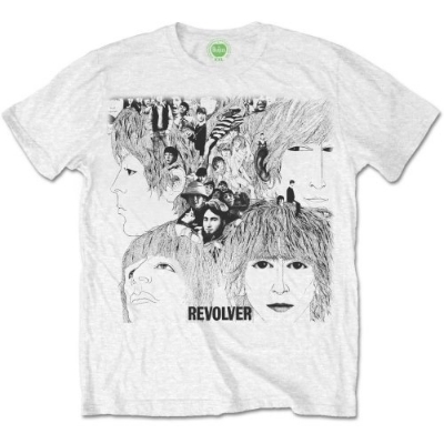 Show details for Beatles Adult T-Shirt: Beatles Classic Revolver White Picture of Beatles Adult T-Shirt: Beatles Classic Revolver White