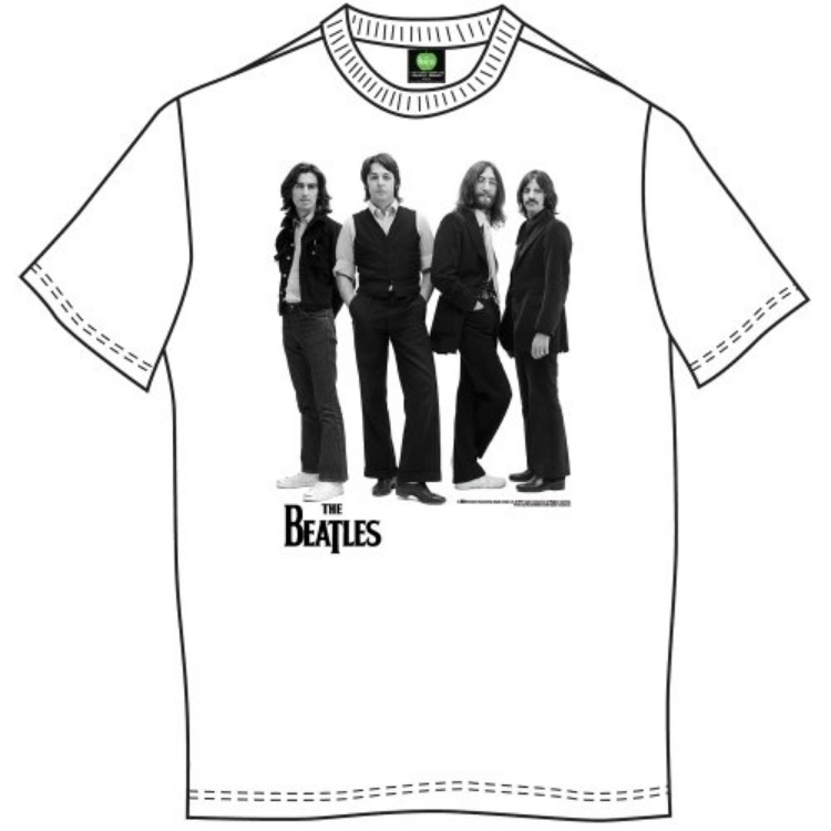 Picture of Beatles Adult T-Shirt: Beatles Iconic  Black & White