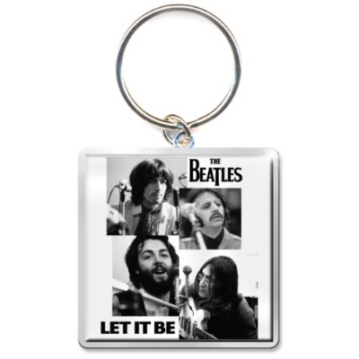 Show details for Beatles Keychain:  Let it Be Faces Picture of Beatles Keychain:  Let it Be Faces