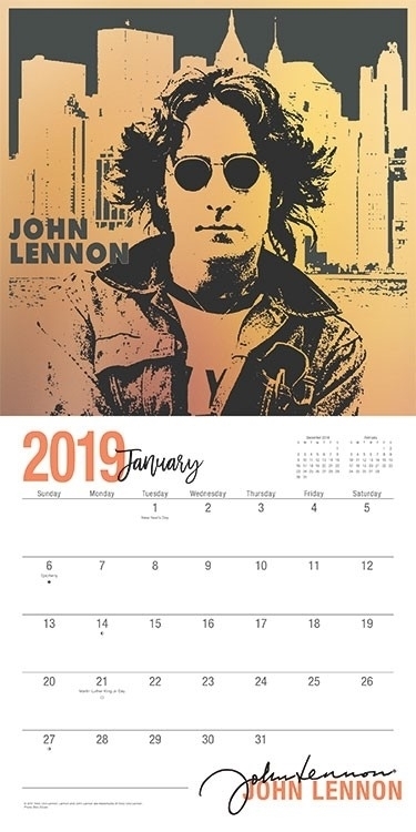 Picture of Beatles Calendar: John Lennon 2019