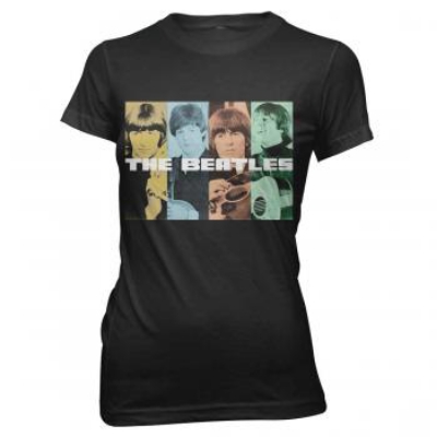 Show details for Beatles Jr's T-Shirt: Fashion Tee Beatles Color Squares Picture of Beatles Jr's T-Shirt: Fashion Tee Beatles Color Squares
