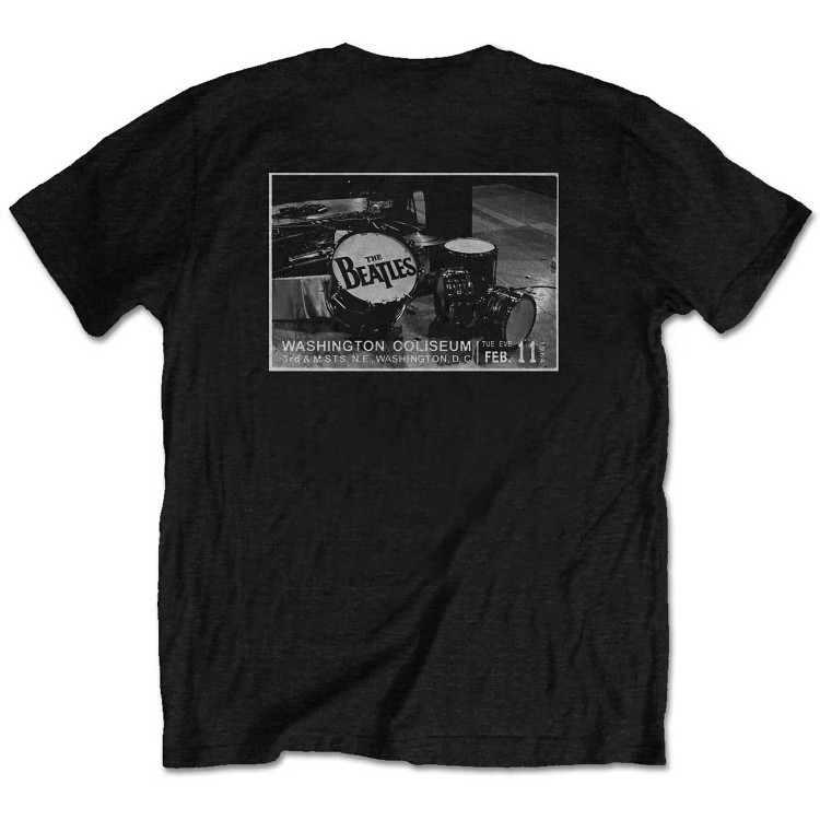 Picture of Beatles Adult T-Shirt: Washington Coliseum Drum Roll Please!