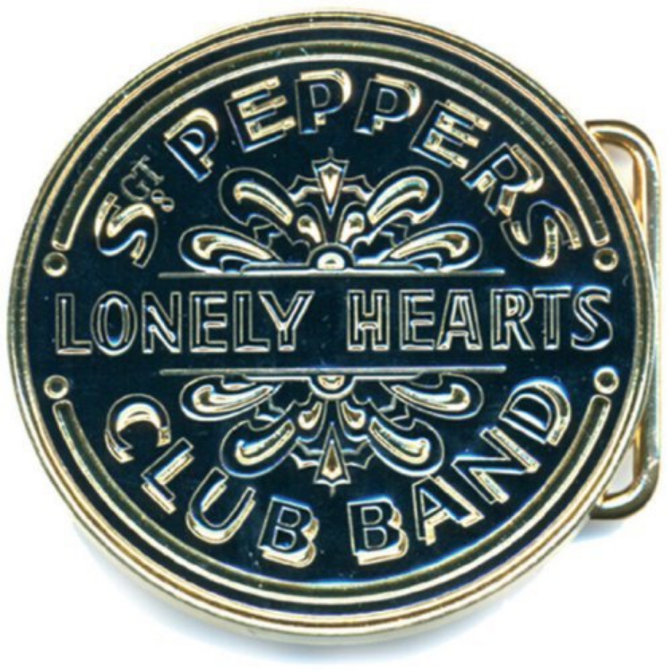 Picture of The Beatles Belt Buckle: Sgt Pepper Drum (Black)